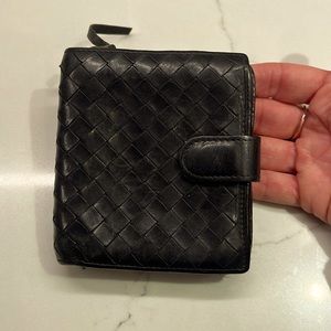 Bottega Veneta Compact Zip Around Wallet. Gentle wear+tear but great condition.